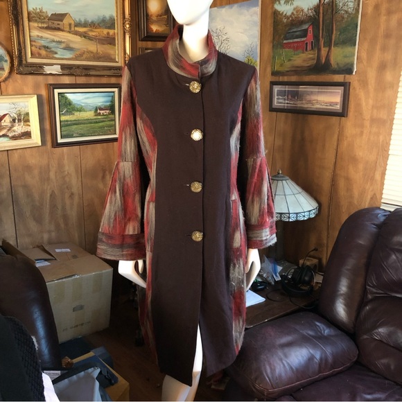 Unique Wool Blend Jacket - Picture 1 of 11